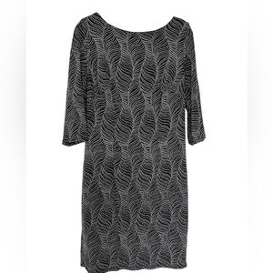 Michel Studio Scoop Back Beaded Bejeweled Half Sleeve Cocktail Dress Size 1X